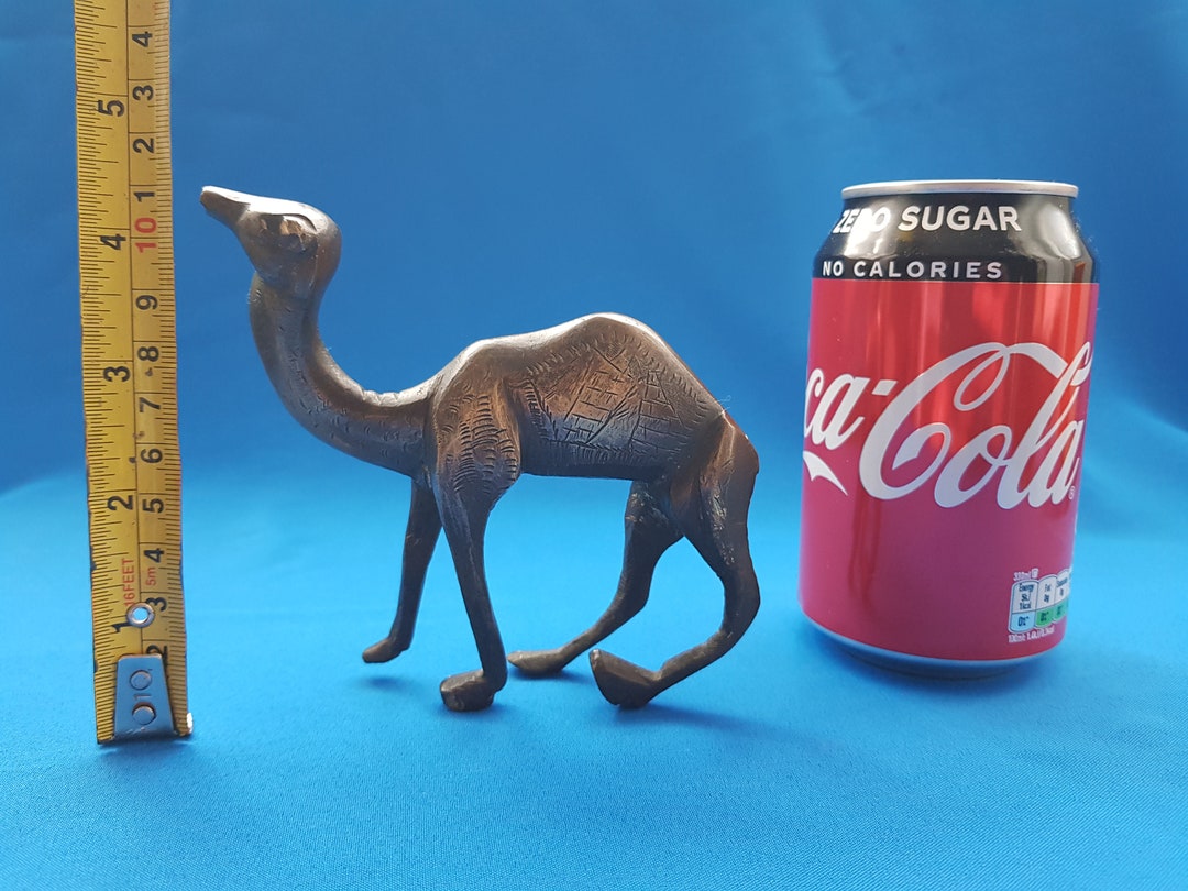 Brass Camel, Camel Figurine, Vintage Camel, Animals Figurine, Solid