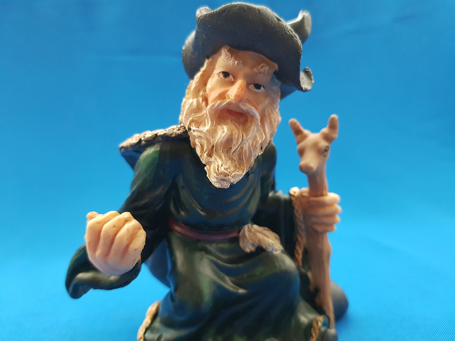 Wizard figurine skull figurine skeleton figurine Etsy