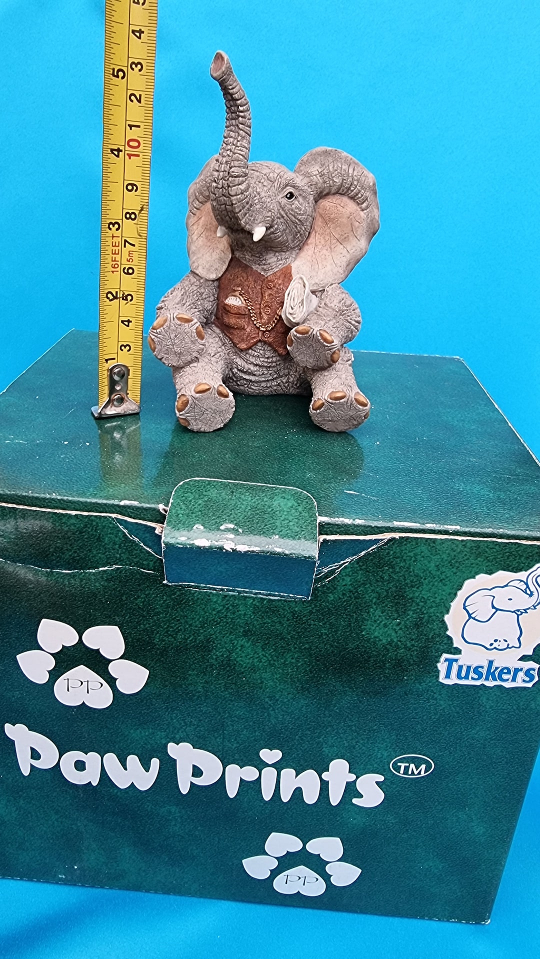 Tuskers Elephant Elephant Figure Elephant Statue Elephant Etsy UK