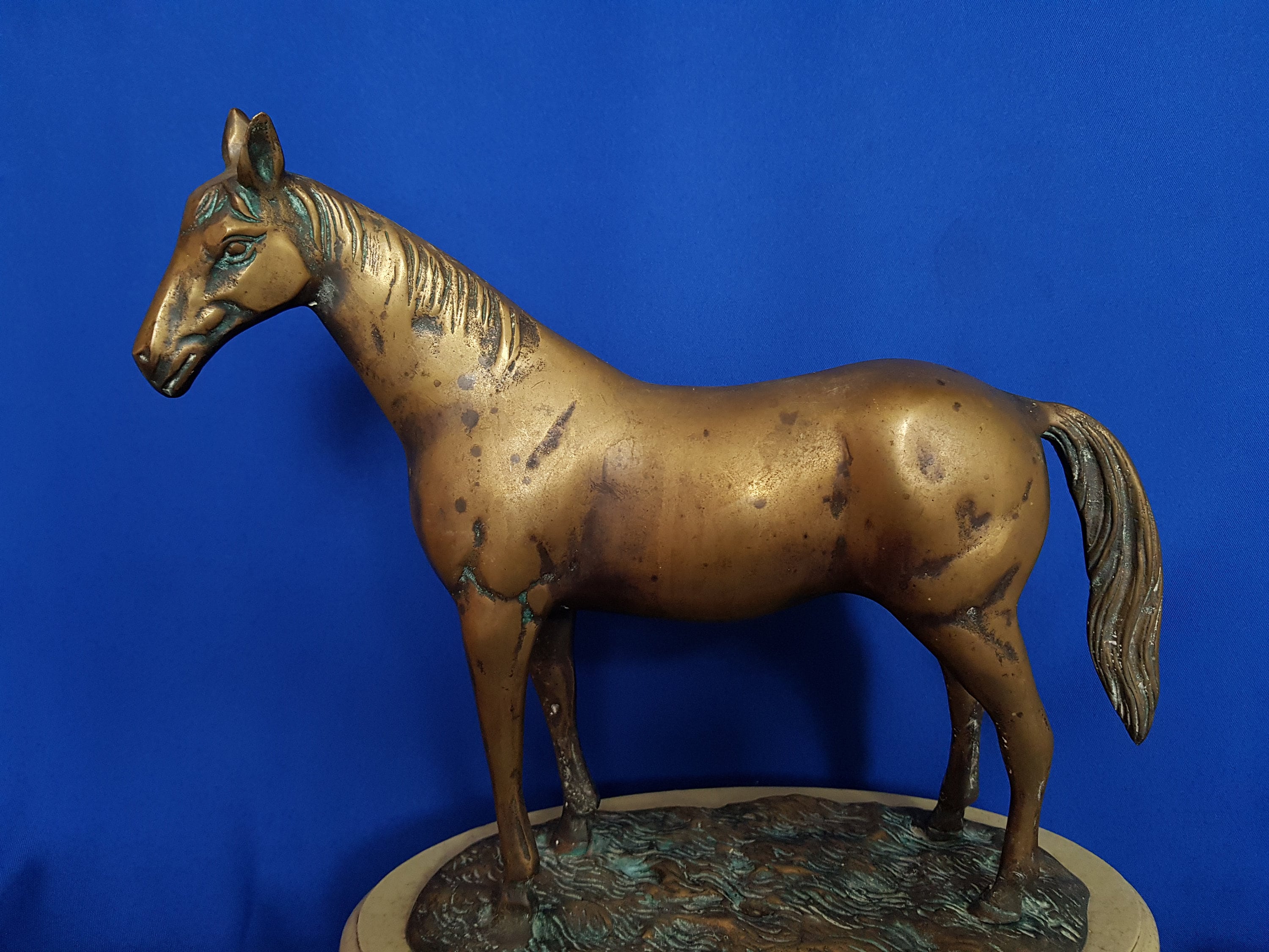 Racehorse horse figurine brass horse figurine brass horse Etsy
