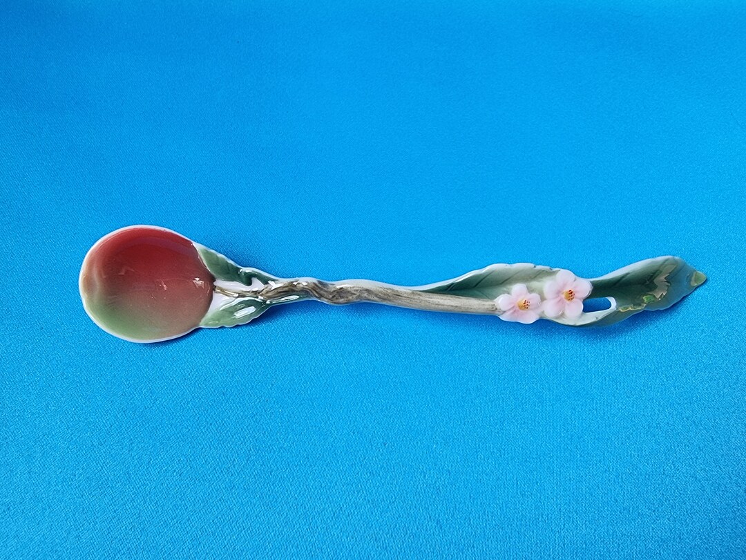 Franz Porcelain Spoon, Franz Porcelain, Porcelain Coffee Spoon