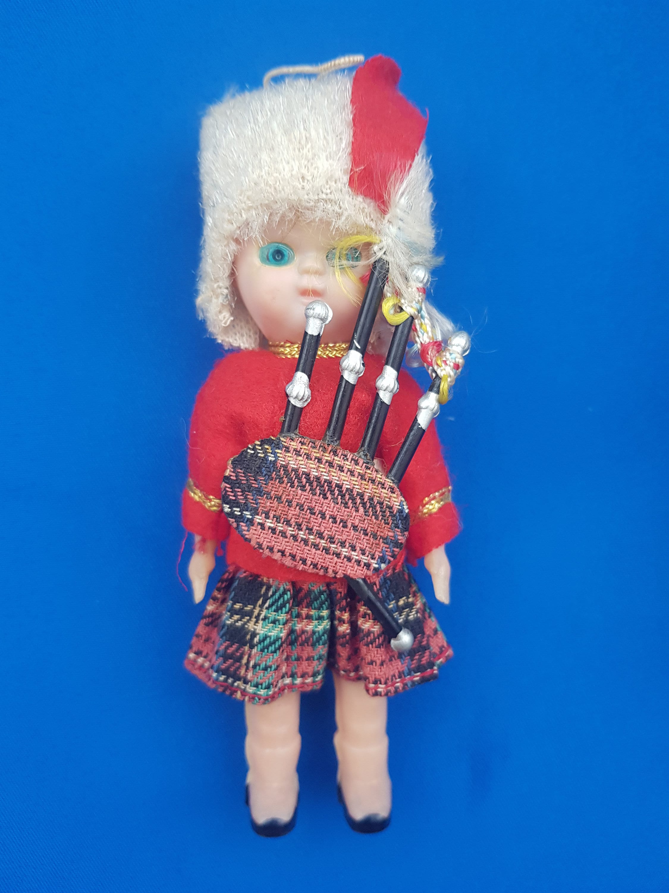 Scottish Bagpipes Bagpipes Souvenir Doll Vintage Doll Etsy UK