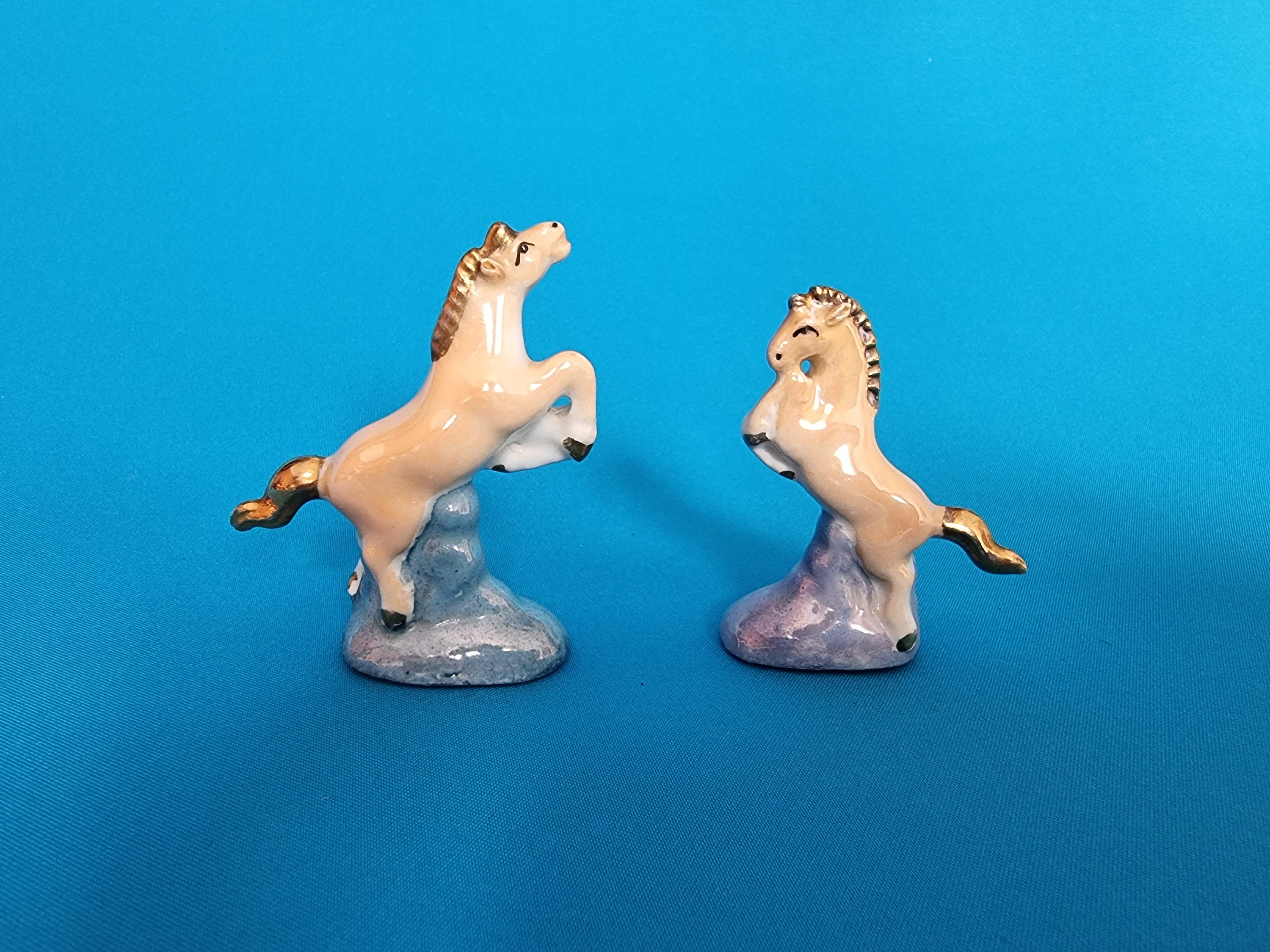 Porcelain horse Pottery horse Figurine small horse Figurine Etsy