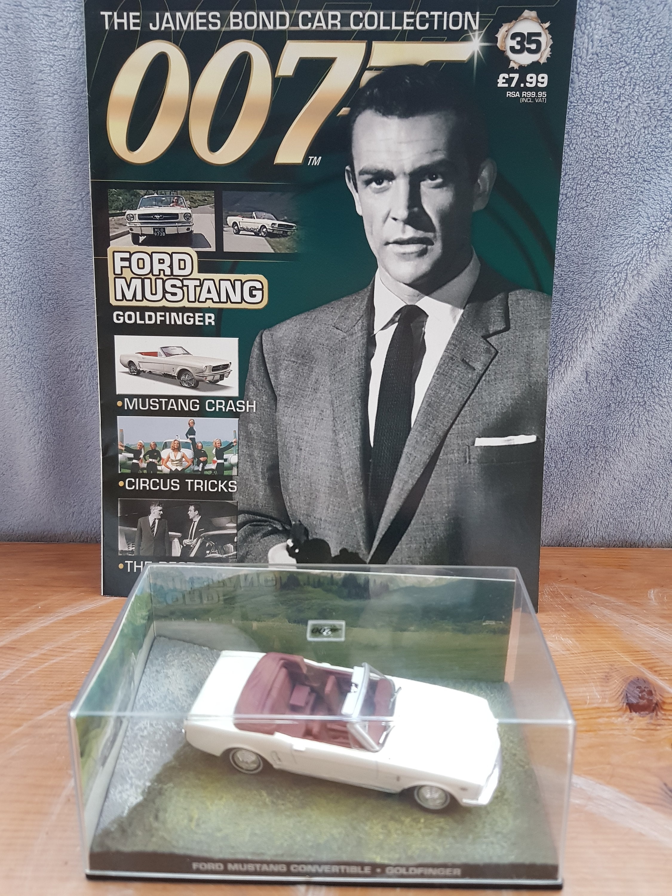 Ford Mustang Coupe 1965 Feuerball James Bond 007 1/43 Ixo Modell Auto mit oder.. 