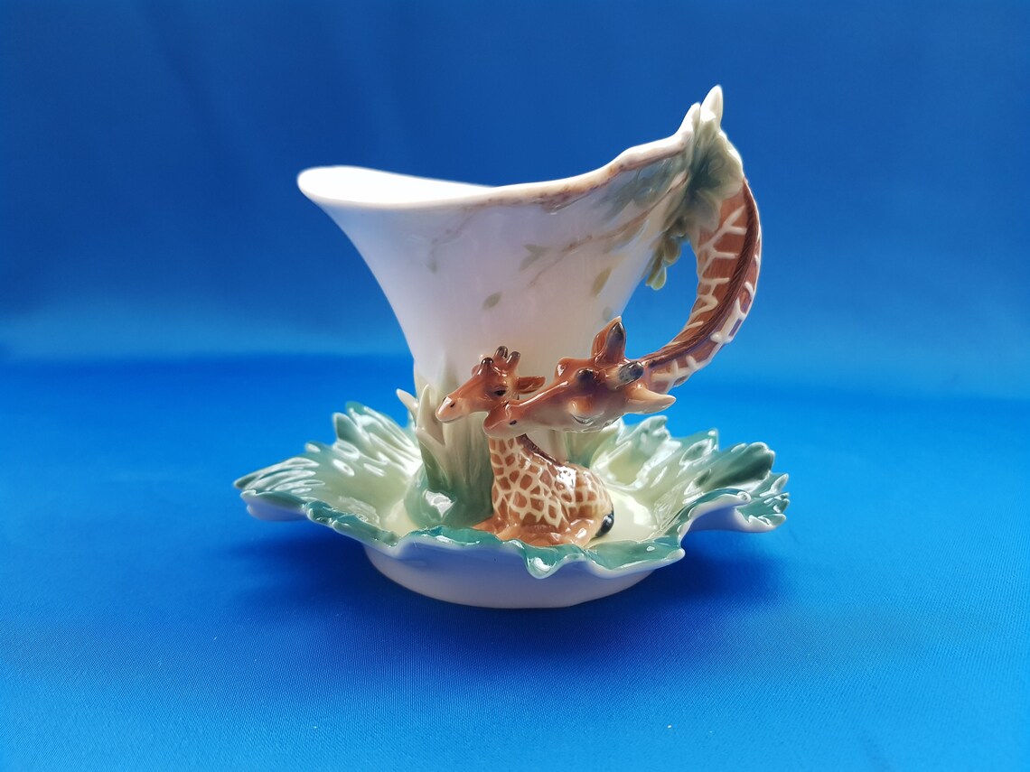 Franz Porcelain Cup Franz Porcelain Porcelain Cup Giraffe Etsy UK