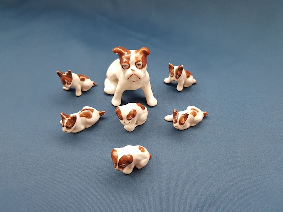 Miniature clearance pitbull figurines