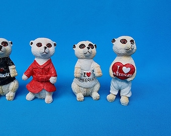 Meerkat figurine, Meerkat, resin Meerkat figurine, resin animal Figurine