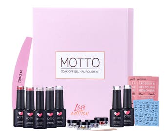 Soak Off Gel Polish Kit - Love Edition