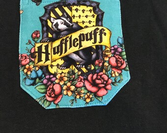 Small Ladies Black Hufflepuff shirt
