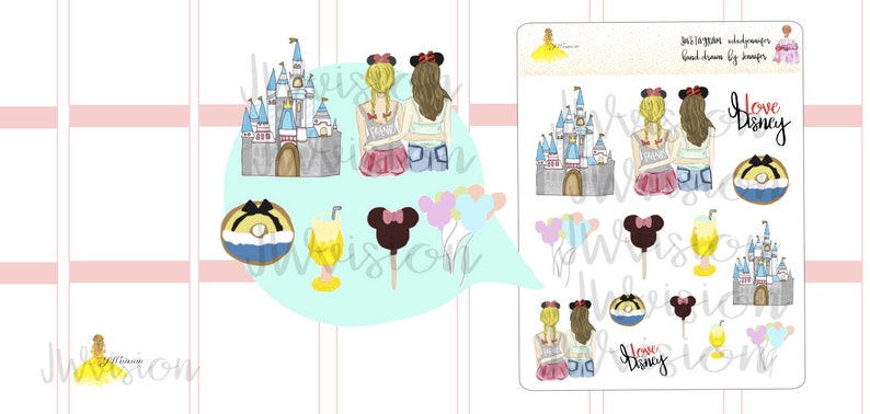 Disney Sticker Sheet - Etsy