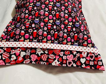 Valentine treats pillowcase
