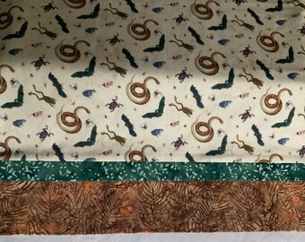 Schlangen und Frösche Kissenbezug