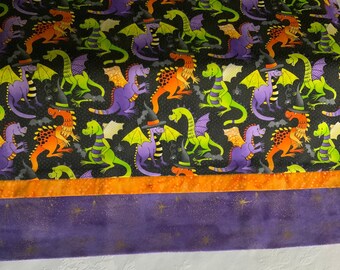 Halloween dragons pillowcase