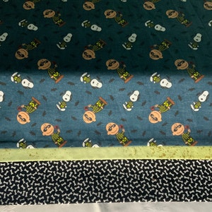 Charlie Brown and Snoopy Halloween pillowcase