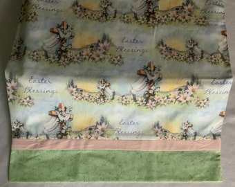 Easter cross pillowcase