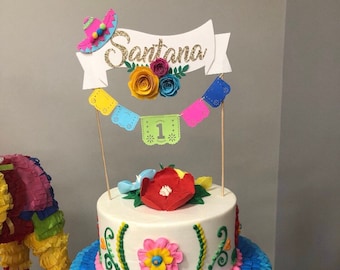 Fiesta Cake Topper Cinco De Mayo Decor Fiesta Party Coco Etsy