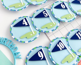 Golf Photo Banner, Golf milestone banner, hole in one milestone photo banner, Golf 1st birthday Party, golf one banner, golf par-tee