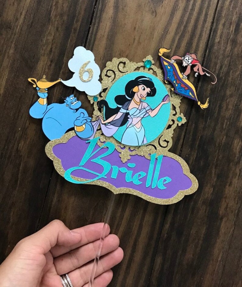Download Jasmine cake topper Princess Jasmine cake topper Aladdin ...