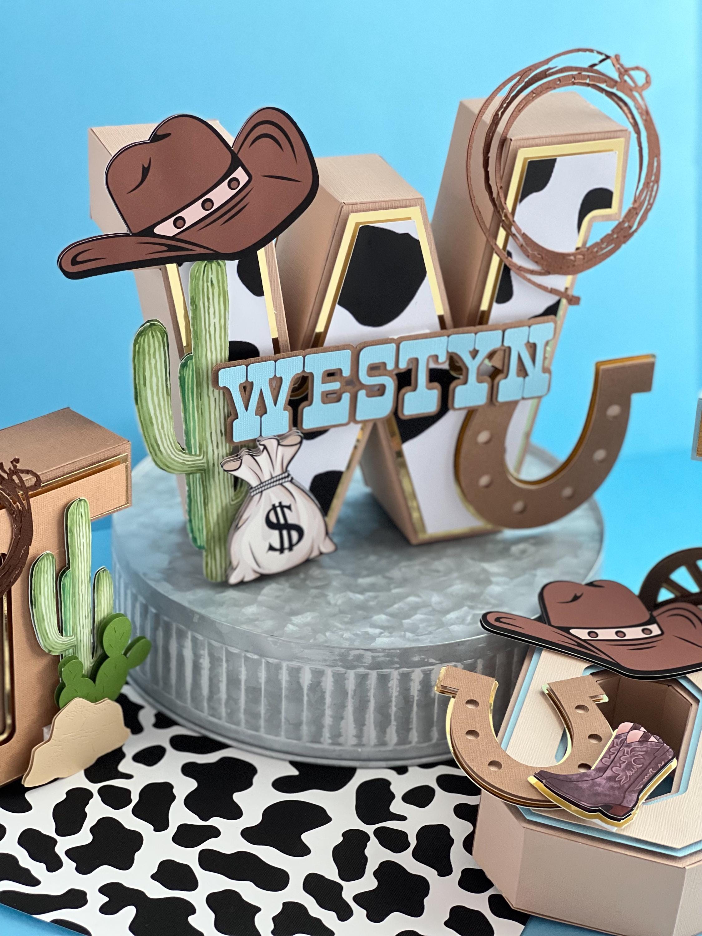 First Rodeo 3D Letter: Cowboy Birthday Party Decor - Etsy