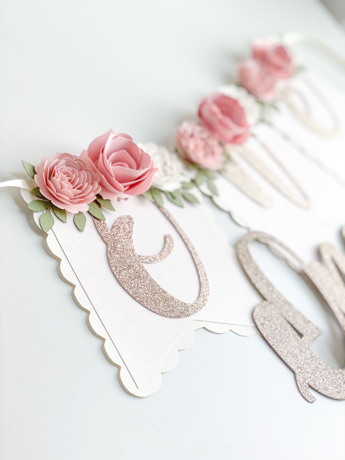 One High Chair Banner Floral High Chair Banner Boho Theme Etsy