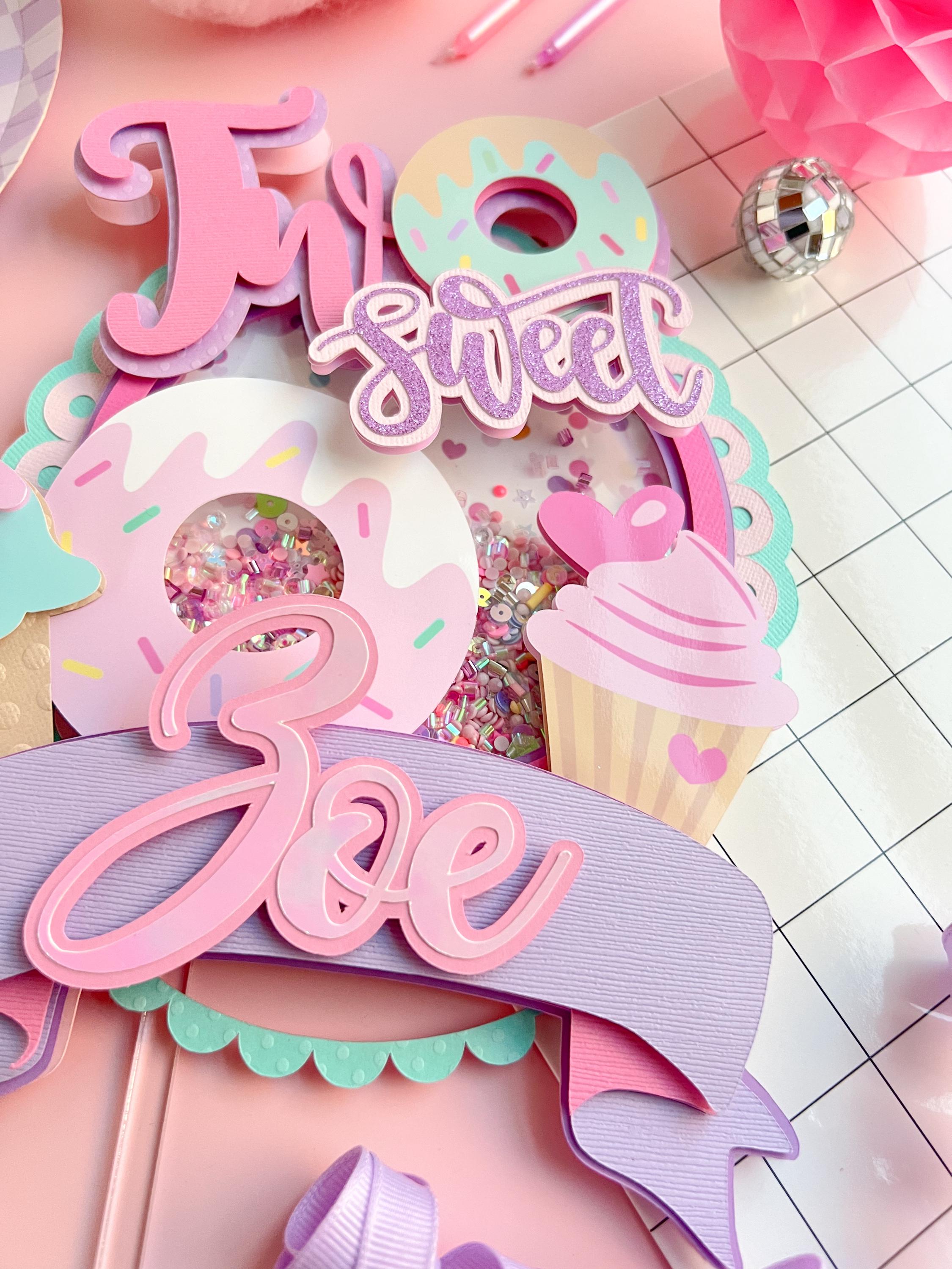 Two sweet cake topper
