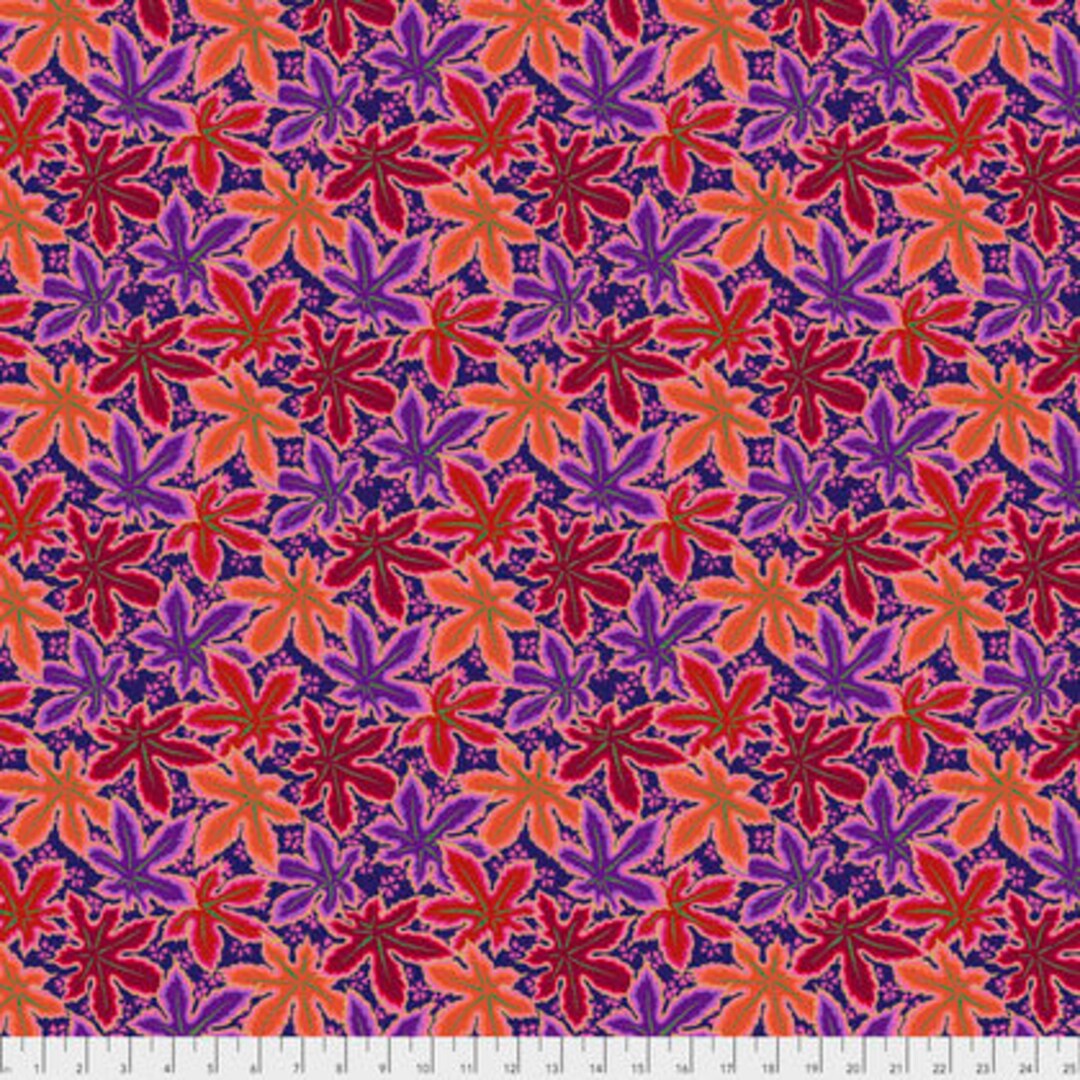 Kaffe Fassett Philip Jacobs Spring 2018 Lacy Leaf Red - Etsy