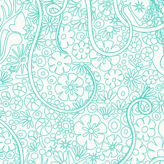 Sunprints Alison Glass Aquamarine Depths