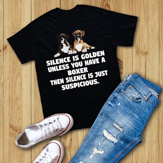 funny boxer dog t shirts