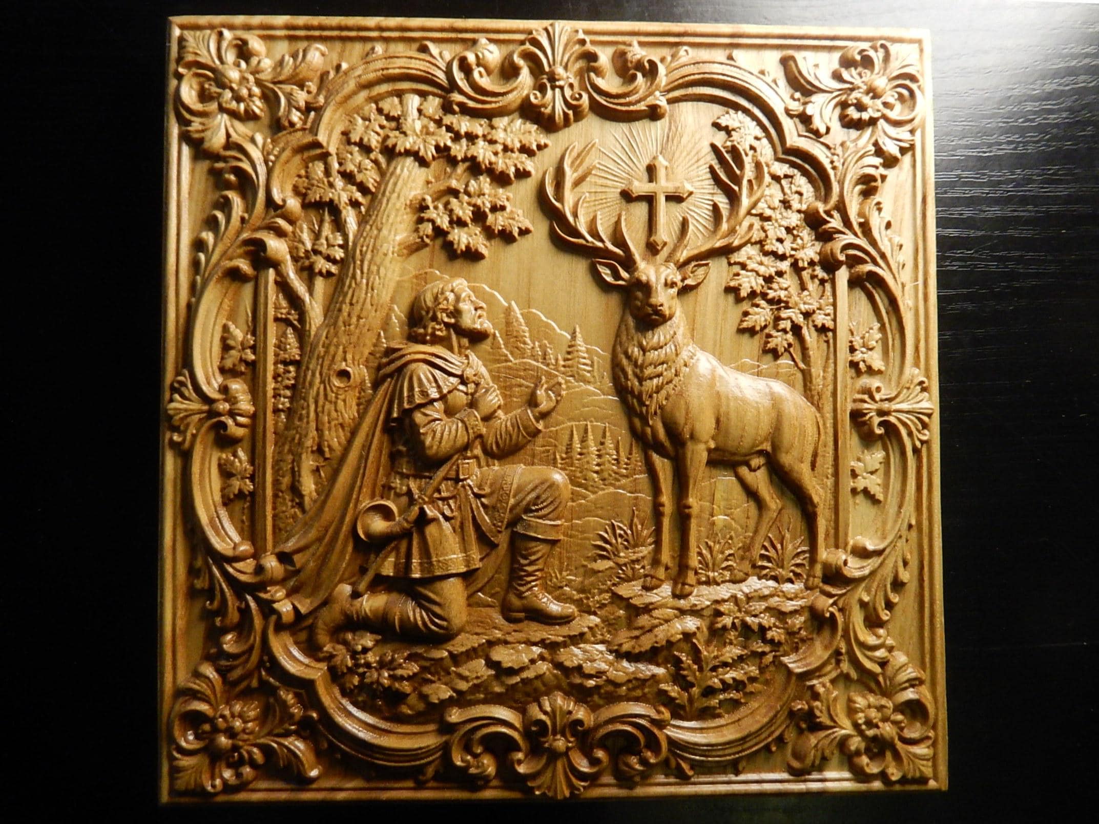 St Hubert Icon - Etsy