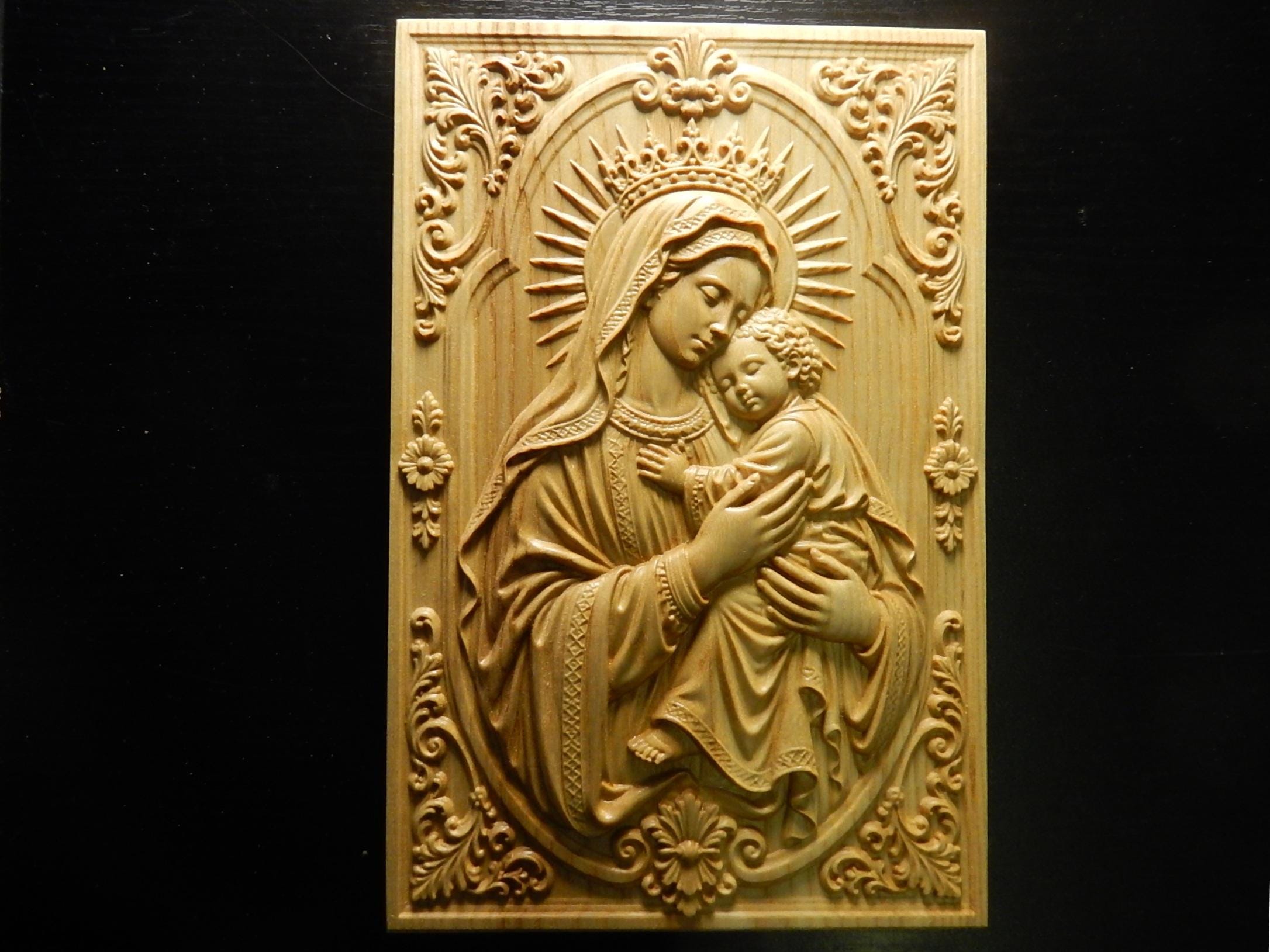 Mary wooden grotto - Etsy 日本