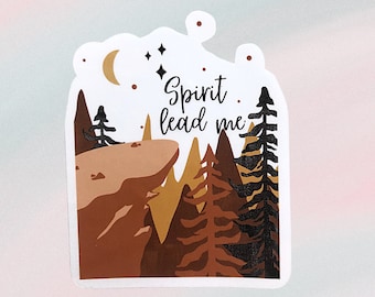 Spirit Lead Me | Christian Sticker | Waterproof Sticker | Christian Music Lyrics | Trust in God | Faith | Water Bottle Sticker | Hillsong