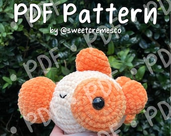 Pop-Eyed Goldfish Crochet Pattern PDF Download