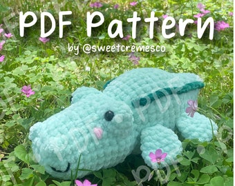 Newt the Alligator Crochet Pattern PDF Download