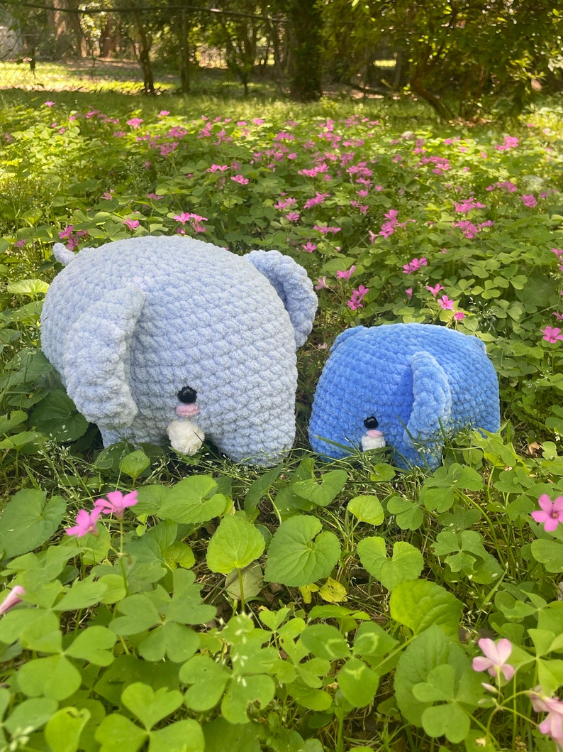 Peanut the Elephant Crochet Pattern PDF Download image 2