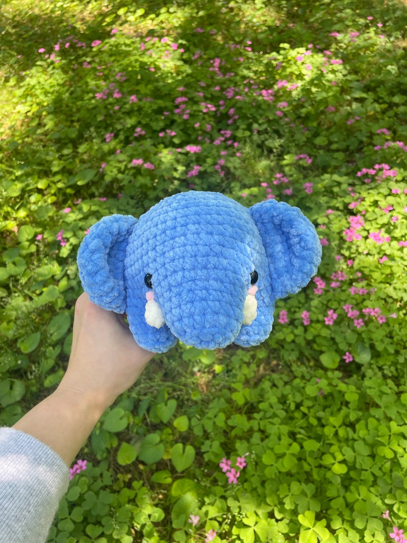 Peanut the Elephant Crochet Pattern PDF Download image 3