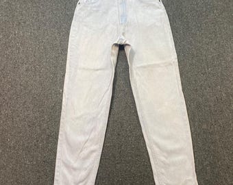 Jeans Lee High Rise Mom da donna, taglia 10, lavaggio chiaro, blu, stile retrò anni '90, gamba affusolata.