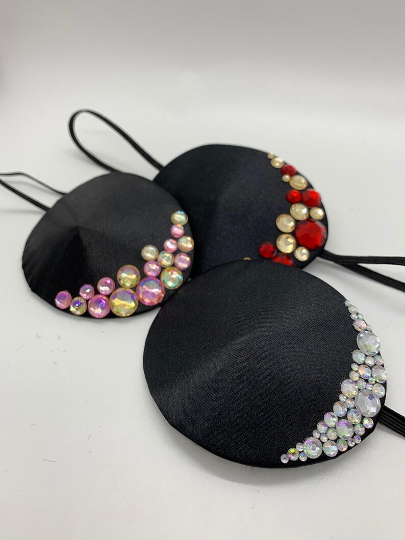 Eye Patch With Embellishments Eyepatch With Jewels Pirate Etsy