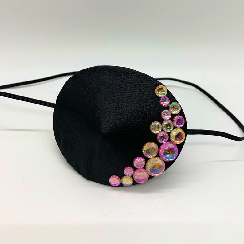 Eye Patch With Embellishments Eyepatch With Jewels Pirate Etsy
