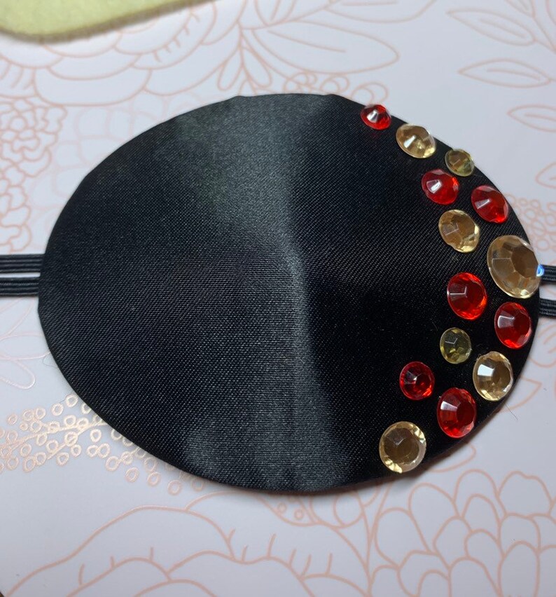 Eye Patch Embellished Eyepatch with Jewels Etsy
