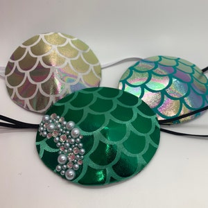 Eye Patch Embellished; Eyepatch with Jewels; Mermaid