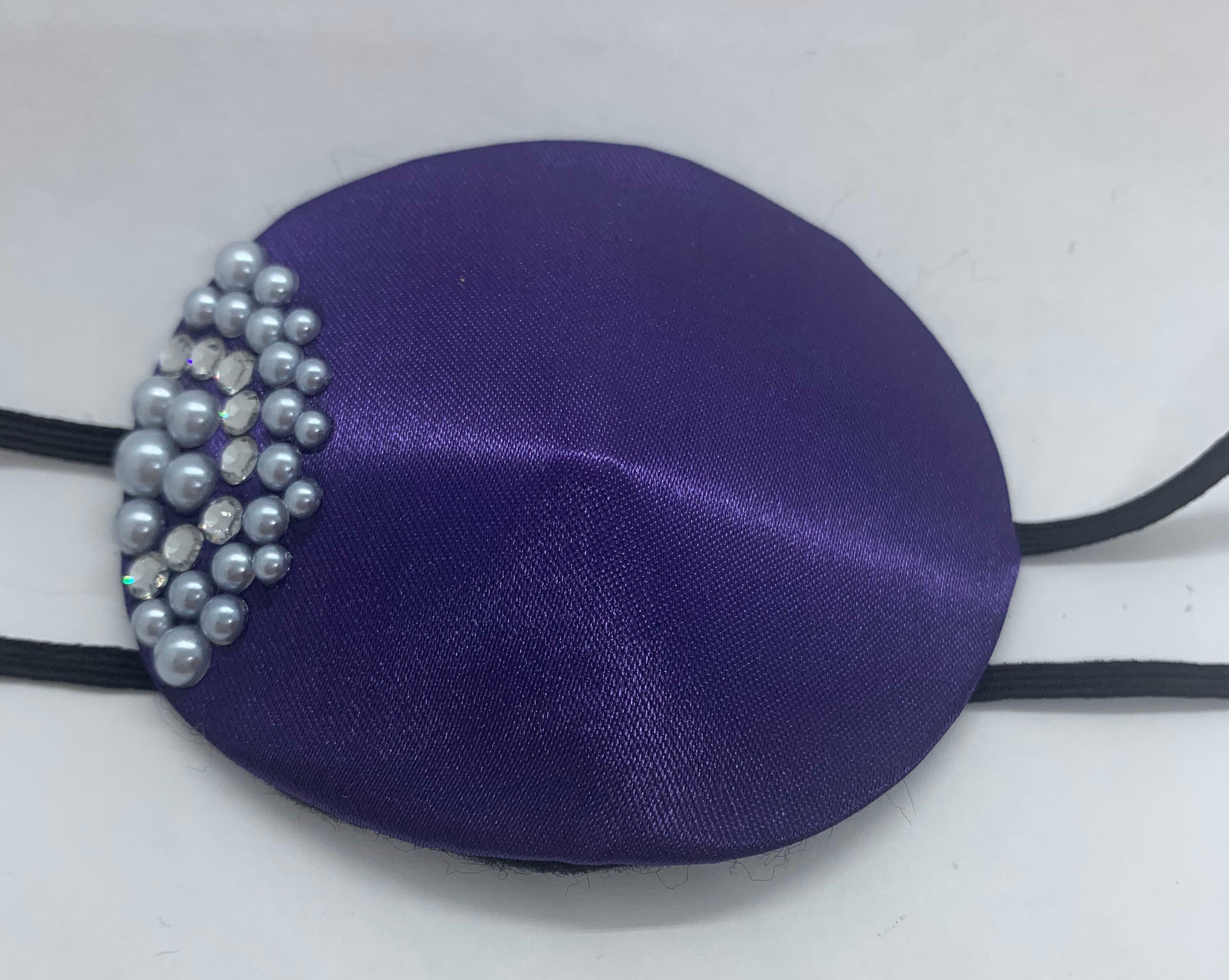 Eye Patch With Jewel/pearl Embellishment Eyepatch Etsy