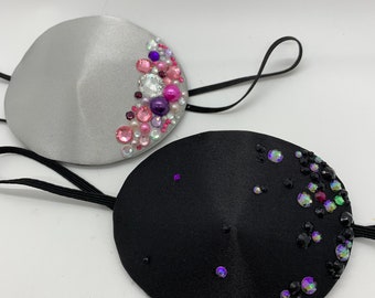 Eyepatch; Eye Patch with crystals embellishments