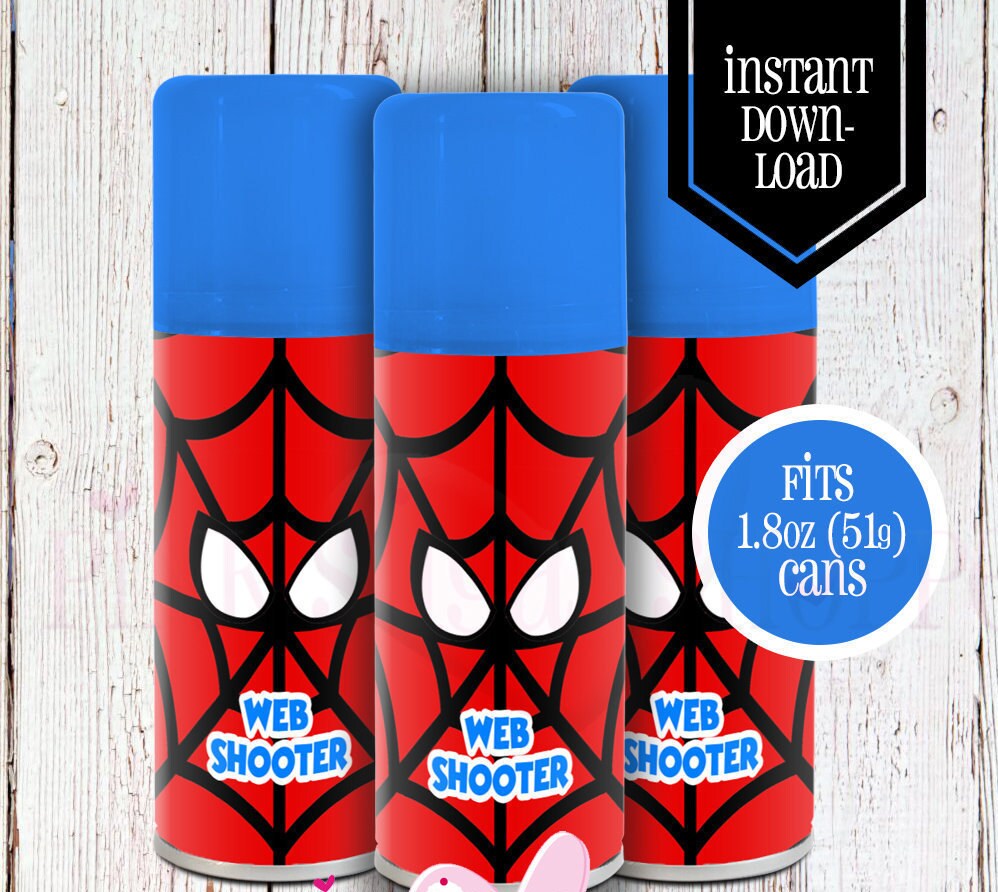 spider man silly string glove