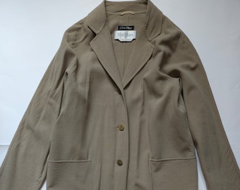 Vintage Max Mara Lightweight Coat, Made in Italy, Size 38 (M)