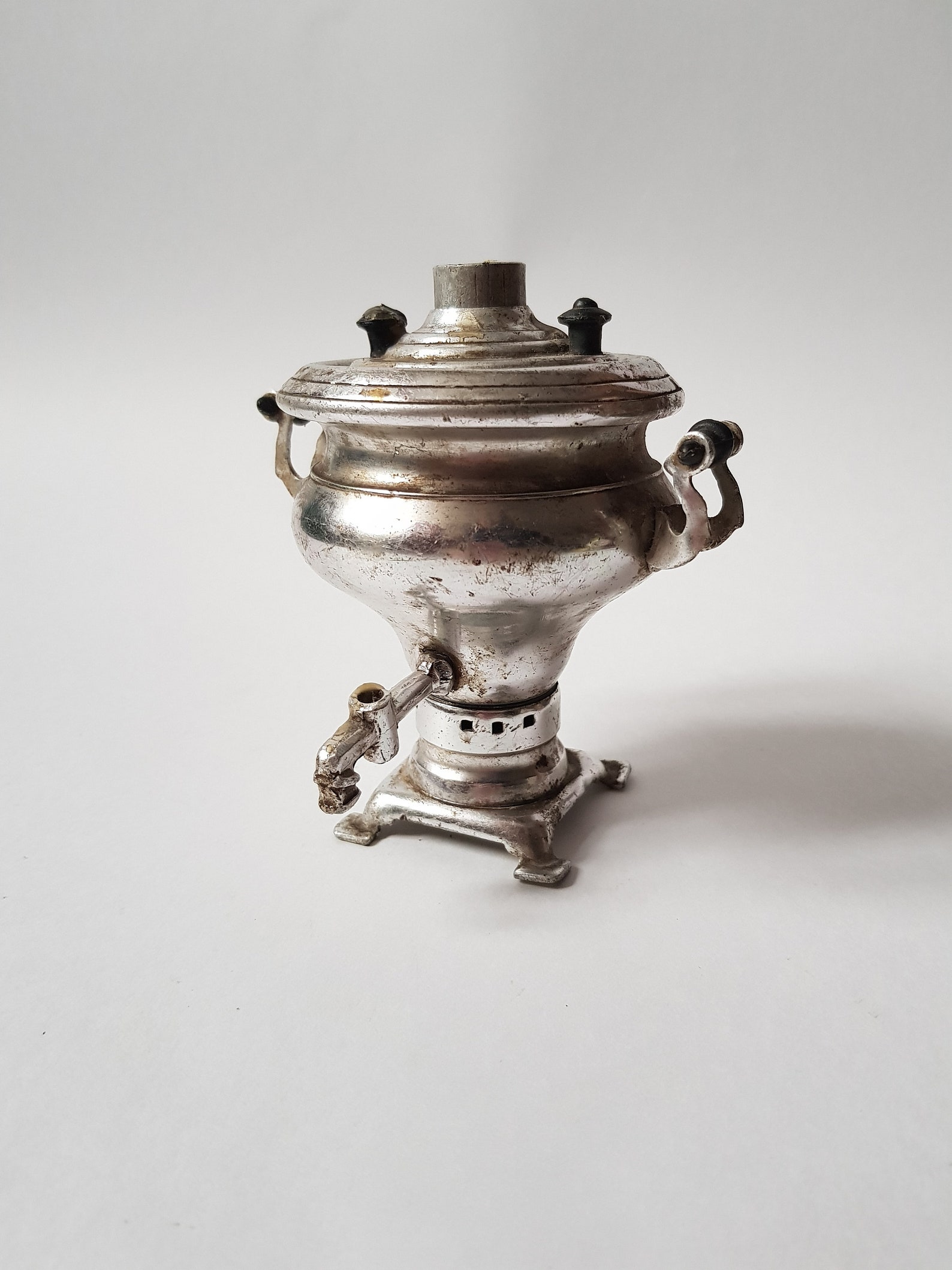 Russian Mini Samovar 1970s Small Vintage Teaurn Soviet Etsy