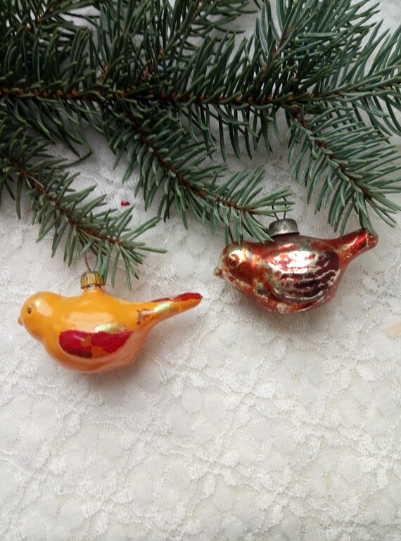 Soviet christmas Decorations Big Mushroom X-mas Tree toy,Soviet Vintage Christmas Glass Ornament,Antique Christmas Glass Ornament