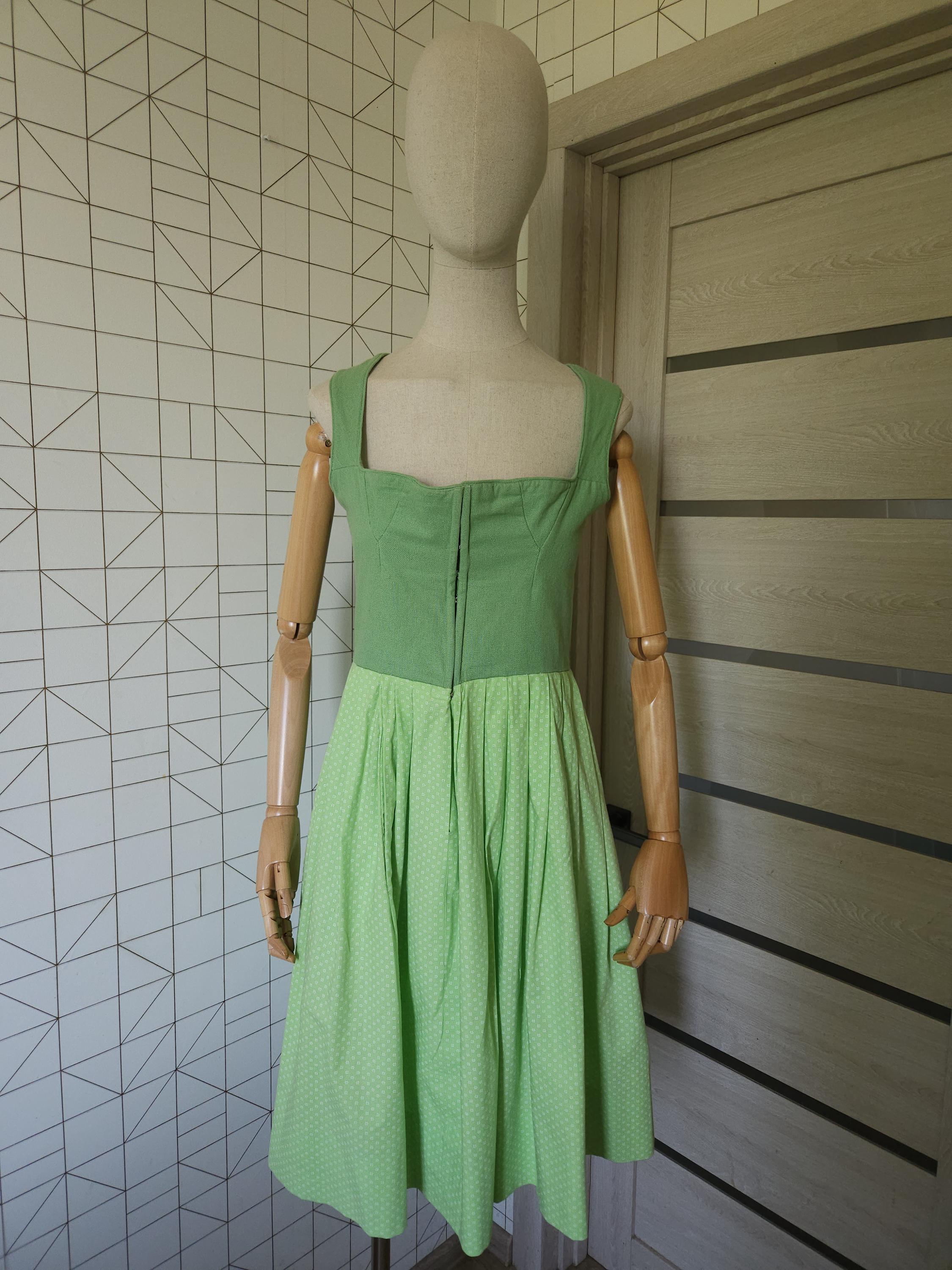 green emerald velvet dress Unique Vintage Emerald Velvet Shirred Swing Dress