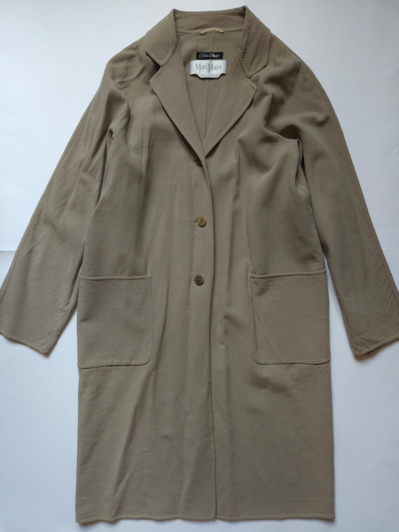 Vintage Max Mara Lightweight Coat, Made in Italy, Size 38 (M)
