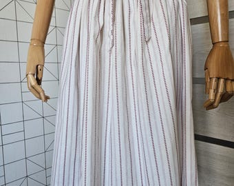 Vintage dirndlschort, wit rood Beiers schort, katoen, boerderij, kleding Oktoberfest-festival