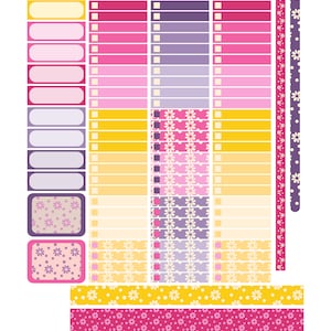 Happy Planner stickers, planner stickers printable, date cover, digital stickers, Instant Download